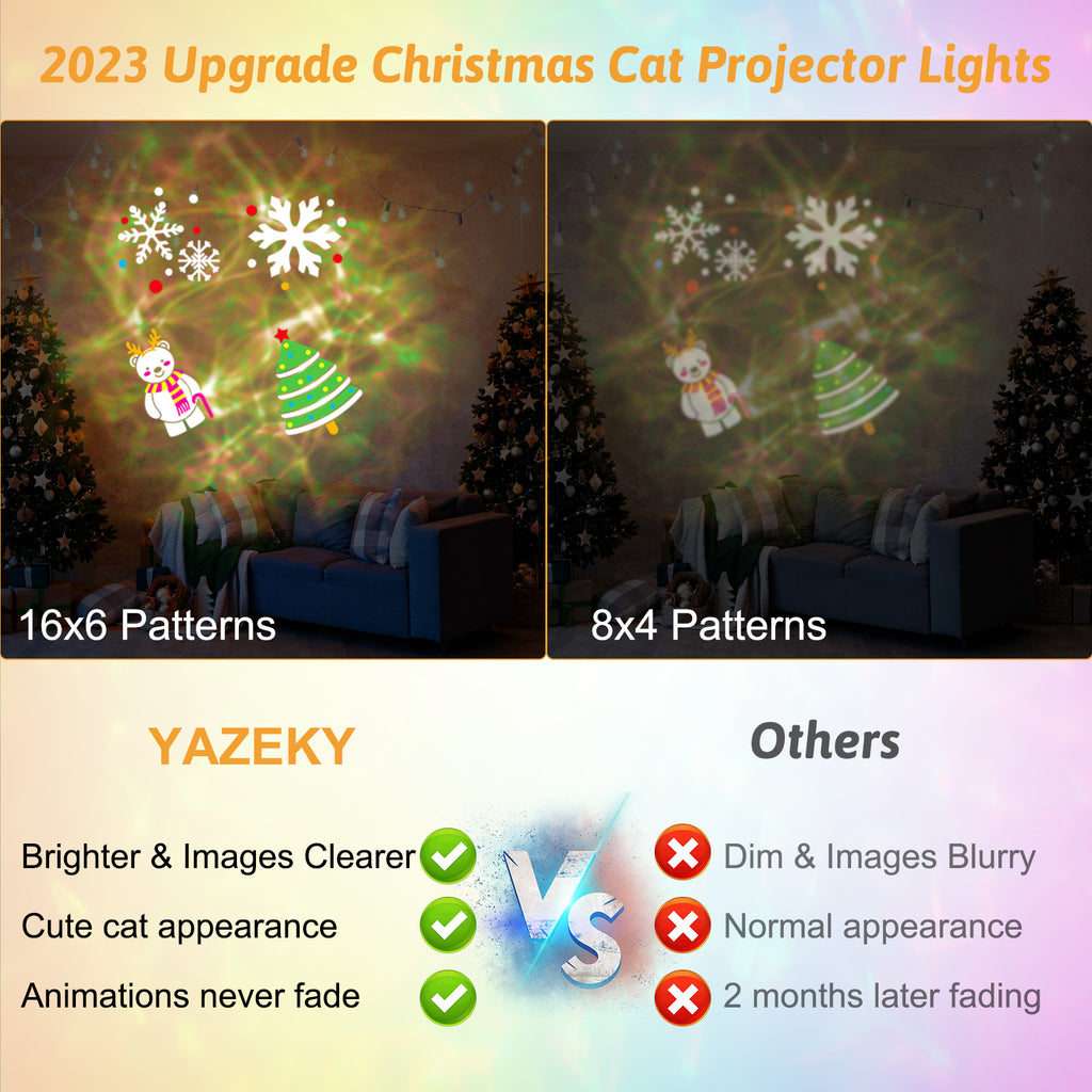 Witchwood™ Outdoor HD projector light, remote control 16 switchable modes, Christmas Halloween celebrations, birthdays, weddings and parties, waterproof light show