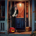 Witchwood™ 5FT Halloween Animatronic Grandpa w/ Candy Dish The Sound Activated Standing Halloween Prop