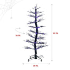Witchwood™ 5 ft Dancing Halloween Tree Animatronic, Halloween Decor, HH050DANCETR-PUR