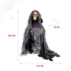 Witchwood™ 3 ft Touch-Activated Rising Reaper with Tombstone Halloween Accessory, HHRPRTOMB-2FLSA