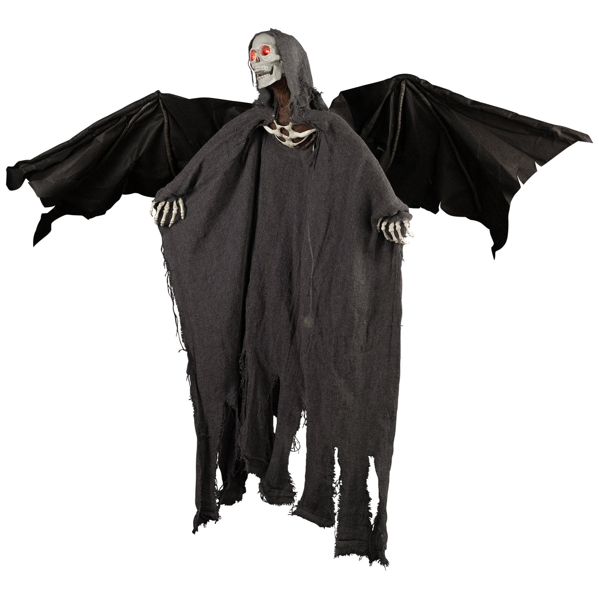 Witchwood™ LED Lighted Animated Winged Grim Reaper Halloween Decoration - 50"