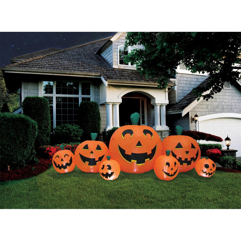 Witchwood™ 8 ft Inflatable Pumpkin Patch Decoration