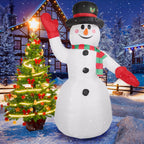 Witchwood™ 8ft Snowman Christmas Inflatables, Blow up with LED Lights Built-in for Holiday/Party/Yard/Garden Decoration