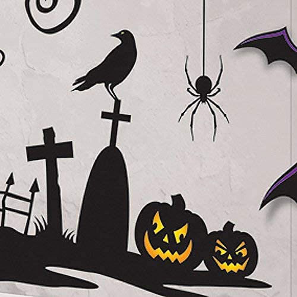 Witchwood™ Halloween Deluxe Wall Decorating Kit (32pc)