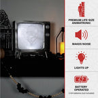 Witchwood™ 11.8 in Haunted TV by Tekky, Premium Halloween Animatronic, HHHAUNTTV-1FLSA