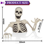 Witchwood™ 35" Halloween Giant Groundbreaker Skeleton, Halloween Decoration for Outdoor Lawn Yard and Porch
