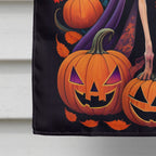 Witchwood™ Halloween Italian Greyhound Dog House Flag 28x40IN Double-Sided Polyester Decorative Sleeve Pole Flag for Outdoor Home Garden