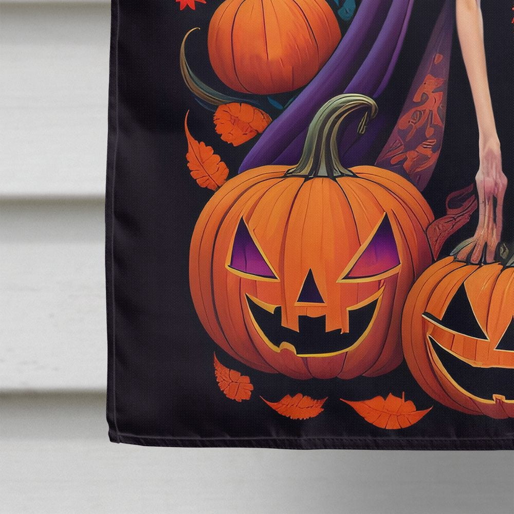 Witchwood™ Halloween Italian Greyhound Dog House Flag 28x40IN Double-Sided Polyester Decorative Sleeve Pole Flag for Outdoor Home Garden