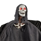 Witchwood™ LED Lighted Animated Winged Grim Reaper Halloween Decoration - 50"