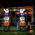 Witchwood™ 8.5' Halloween Inflatables Outdoor Halloween Decoration Giant Archway Blow up Decor