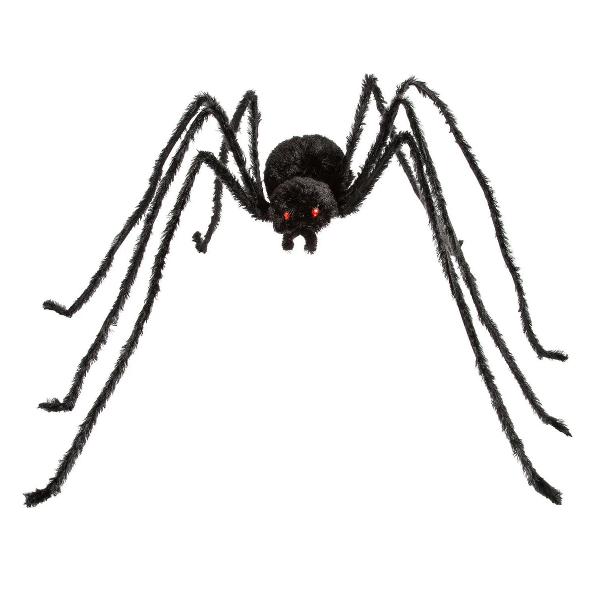 Witchwood™ 36 1/2" x 5 Ft. 1 3/4" Black Spider with Light-Up Eyes Halloween Decoration