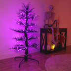 Witchwood™ 5 ft Dancing Halloween Tree Animatronic, Halloween Decor, HH050DANCETR-PUR