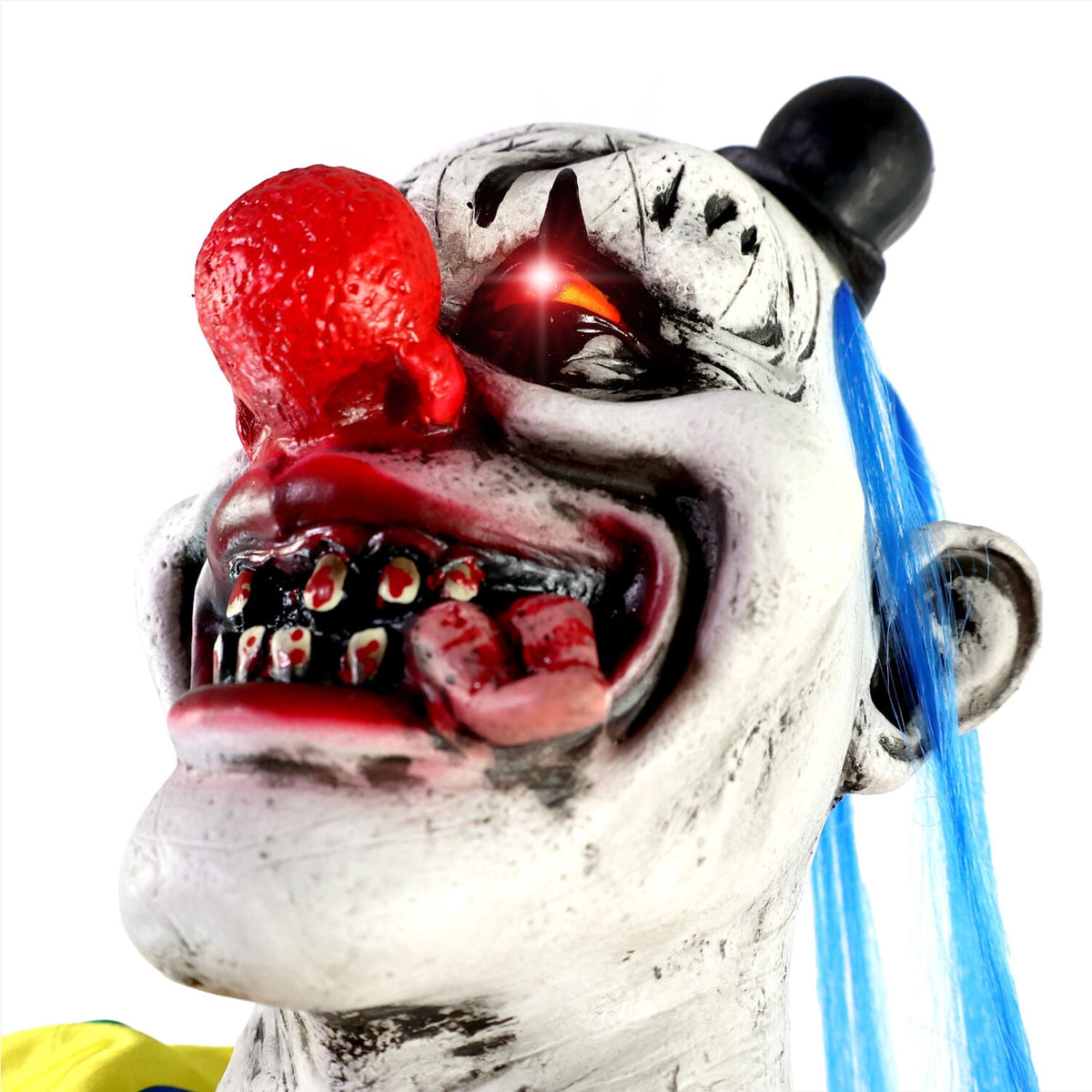 Witchwood™ 5.9 ft Voice & Sound-Sensor Clown on Tricycle Halloween Animatronic, HHTRIBKCLOWN-1FLSA