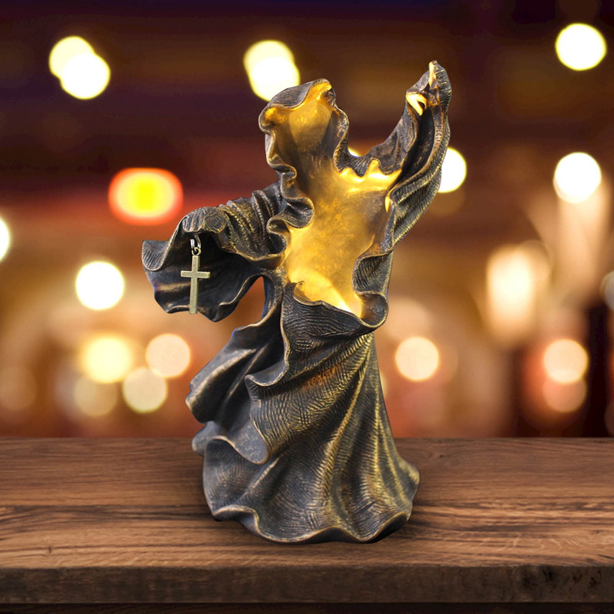 Witchwood™ Fridja Hell Messenger With Lantern Witch Decoration Lantern The Ghost Looking For Light Halloween Decorations