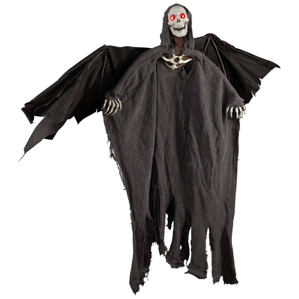 Witchwood™ LED Lighted Animated Winged Grim Reaper Halloween Decoration - 50"