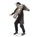 Witchwood™ 6ft Grave Robber Animated Halloween Prop Animatronic Haunted Cemetery Graveyard