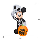 Witchwood™ Airblown Inflatables 4FT Tall Halloween Inflatable Disney Mickey Mouse with Pumpkin