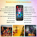 Witchwood™ Outdoor HD projector light, remote control 16 switchable modes, Christmas Halloween celebrations, birthdays, weddings and parties, waterproof light show