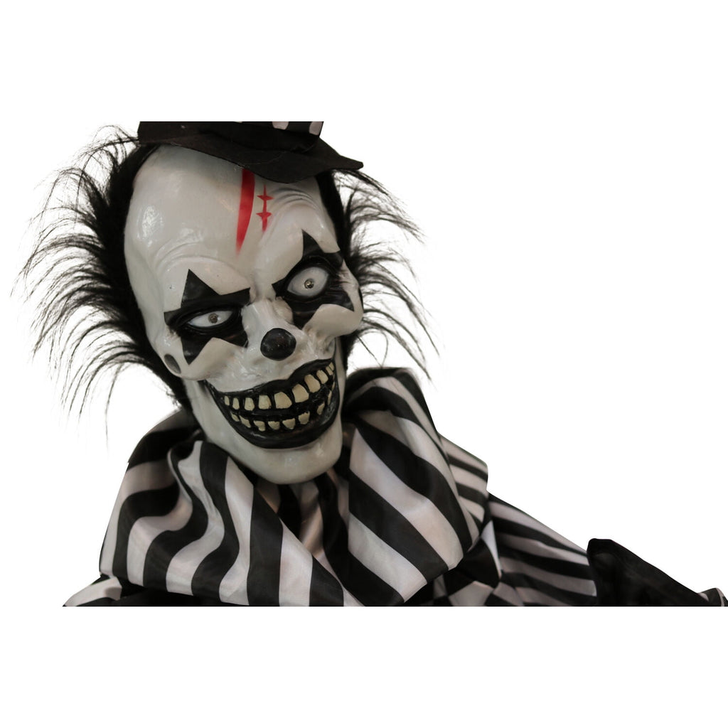 Witchwood™ 1.8 ft Groundbreaker Clown-Vile, Halloween Decoration, Multi-Color, HHFJCLOWN-2LSA