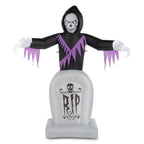 Witchwood™ Inflatable Halloween Decoration 6 FT Reaper for Halloween Party Outdoor, Yard, Garden, Lawn Decorations