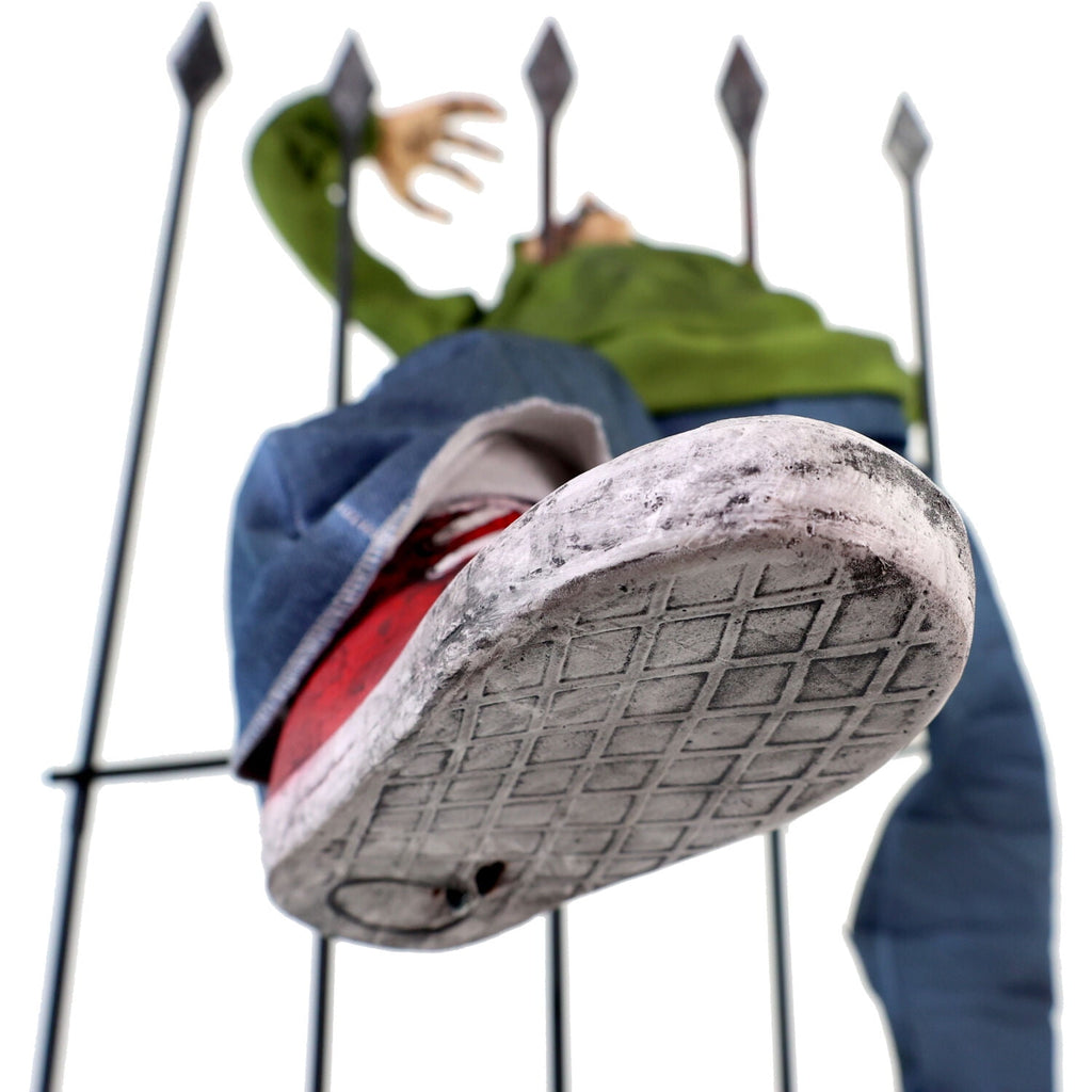 Witchwood™ 4.4 ft Voice-Sensor Impaled Zombie Halloween Animatronic, HHIMPZOMB-1FLSA