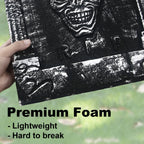 Witchwood™ Halloween Foam RIP Graveyard Tombstones, 7Pack(3 x L-Size + 4 x XL-Size) Foam Tombstone for Halloween Party Outdoor Decorations