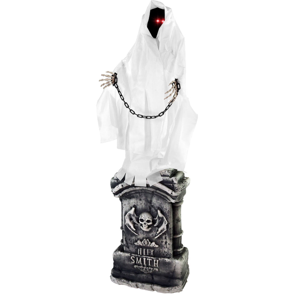 Witchwood™ 4.3 ft Touch-Activated Animated Spectre on Tomb Halloween Accessory, HHRPRTOMB-1FLSA