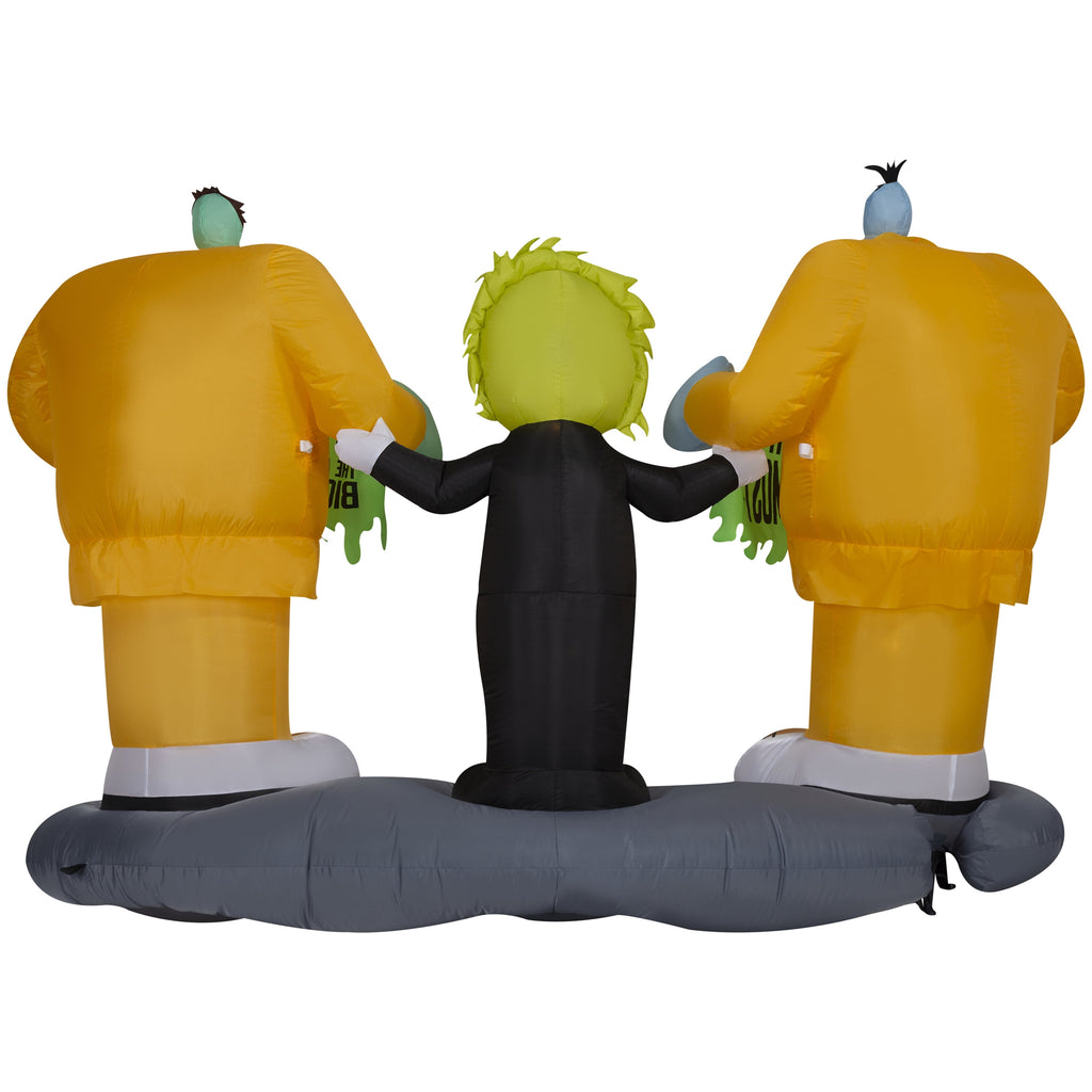 Witchwood™ Halloween Inflatable Beetlejuice Scene, 5 ft Tall, Multi