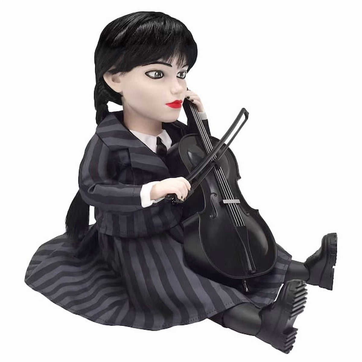Witchwood™ The Addams Family Wednesday Halloween Animated Doll Tabletop Decor 13 in