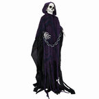 Witchwood™ 6ft Life-Size Halloween Animatronic Grim Reaper - Sound-Activated, 1-Minute Assembly for Yard/Haunted House/Party