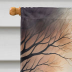 Witchwood™ Halloween Pug Dog House Flag 28x40IN Double-Sided Polyester Decorative Sleeve Pole Flag for Outdoor Home Garden Patio