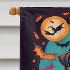 Witchwood™ Halloween Pug Dog House Flag 28x40IN Double-Sided Polyester Decorative Sleeve Pole Flag for Outdoor Home Garden