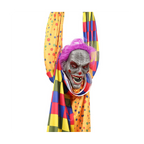 Witchwood™ 5.6 Ft Halloween Hanging Animated Talking & Shaking Scary Clown with Chain, Touch Activated for Decor
