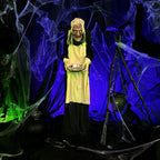 Witchwood™ 5 ft Life-Size Animatronic Indoor/Covered Outdoor Zombie Maid Halloween Decoration, HHLADY-4FLSA