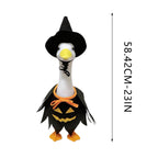 Witchwood™ Goose Outfits for 23/17'' Lawn Goose Statue Birthday Halloween Christmas Fall Lawn Goose Clothing Costume Porch Goose Wigs for Outdoor Garden Yard Decor, Halloween Patio Decor