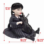 Witchwood™ The Addams Family Wednesday Halloween Animated Doll Tabletop Decor 13 in