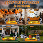 Witchwood™ 9.6FT Halloween Inflatable Skeleton Tombstone Banner, Built-in 4 White LED Lights, Quick Inflation for Yard/Patio/Party
