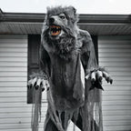 Witchwood™ 7 ft Tall Motion-Activated Towering Werewolf, Premium Halloween Animatronic, Plug-In, HHTWRWOLF-1FLSA