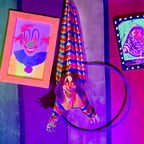 Witchwood™ 47 in Animatronic Hanging Upside Down Clown with Lights and Sound, Halloween Decoration, HHCLOWN-39HLSA