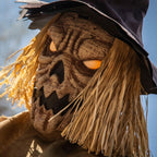 Witchwood™ Staked Scarecrow Prop 8ft Animated Halloween Yard Decor Haunted House Display