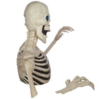 Witchwood™ 48" Halloween Giant Groundbreaker Skeleton with LED Light Moving Eyes, Creepy Sound Effect for Yard Porch Halloween Decoration
