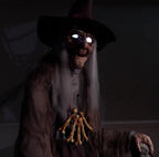 Witchwood™ Animated Witch Servo-Motor Halloween Decoration