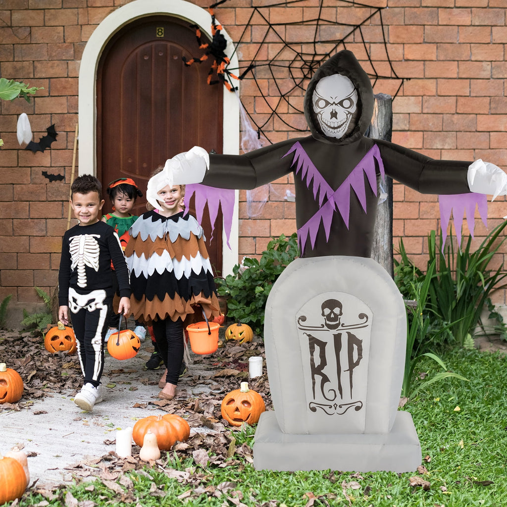 Witchwood™ Inflatable Halloween Decoration 6 FT Reaper for Halloween Party Outdoor, Yard, Garden, Lawn Decorations