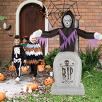 Witchwood™ Inflatable Halloween Decoration 6 FT Reaper for Halloween Party Outdoor, Yard, Garden, Lawn Decorations