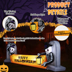 Witchwood™ 10 FT Halloween Inflatables Ghost Tombs Decor Outdoor Halloween Decoration