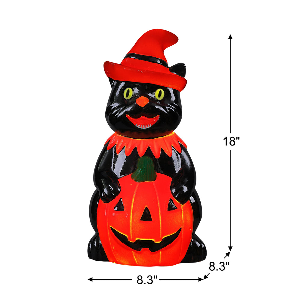Witchwood™ 18in Outdoor Cat Lit Blow Mold
