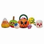 Witchwood™ 8FT Halloween Inflatable Pumpkin Ghost Scene, Waterproof Polyester, Quick Inflation with Stakes/Ropes for Yard/Garden/Indoor