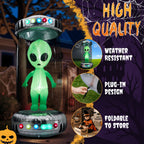 Witchwood™ 8 FT Halloween Inflatables UFO Alien Decoration Outdoor Halloween Decoration