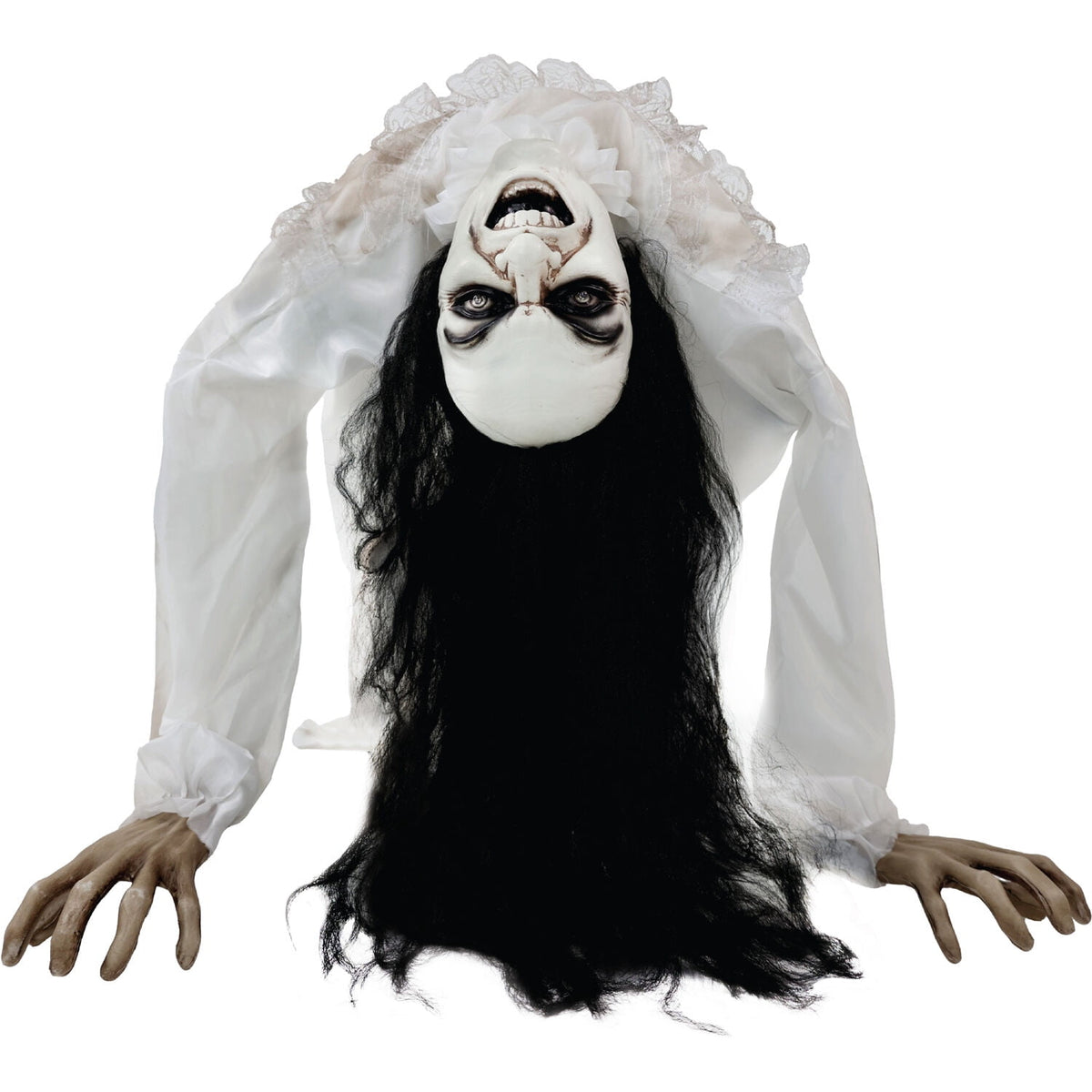Witchwood™ Lifesize 35" Animatronic Possessed Woman with Lights and Sound, Halloween Decoration,HHLADY-11FLSA