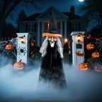 Witchwood™ Fun Little Toys 3 Pcs Halloween Witch Decorations, 43" Wicked Witches Decor, Scary Halloween Stakes for Outdoor Graveyard, Garden, Yard, Lawn, Walkway Party Supplies